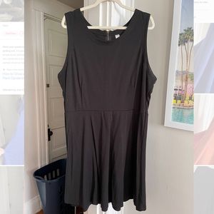 Old Navy black skater dress size XXL